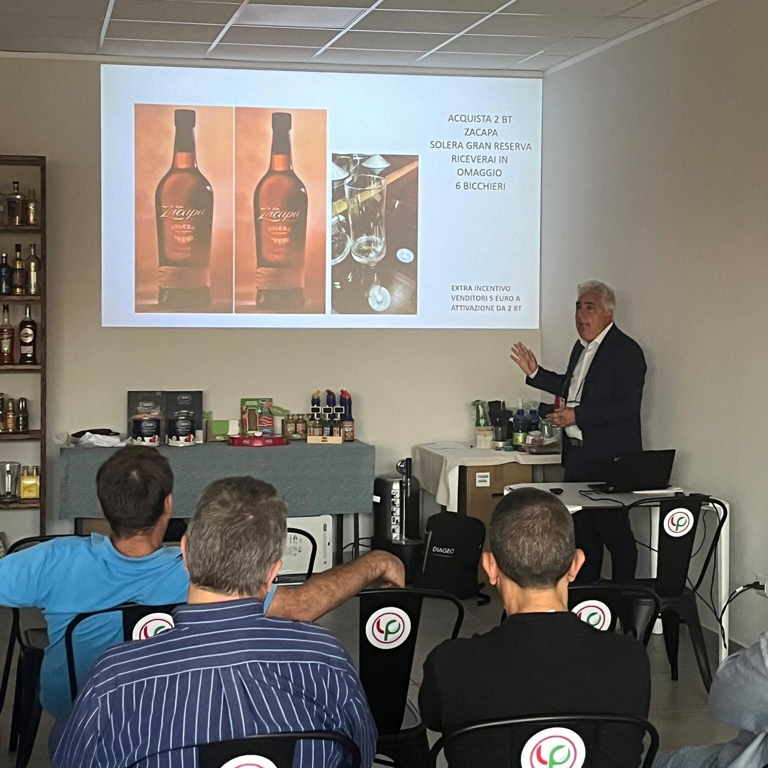 Presentazione durante una masterclass LP Distribuzione